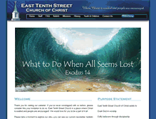 Tablet Screenshot of easttenth.org